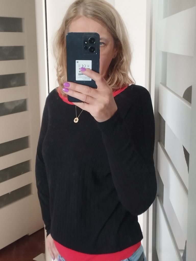 Czarny sweterek forever 21 rozmiar M