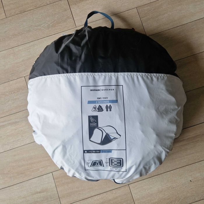 namiot 2-osobowy Quechua 2 Seconds Fresh&Black 2