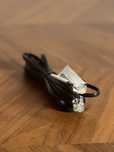 Czarny kabel telefoniczny RJ11 3m — do telefonu, modemu, faksu
