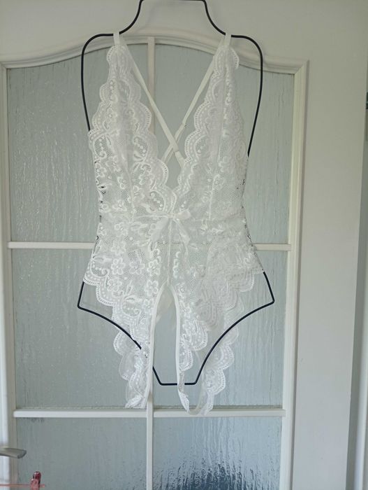 Koronkowe body otwarte,XL