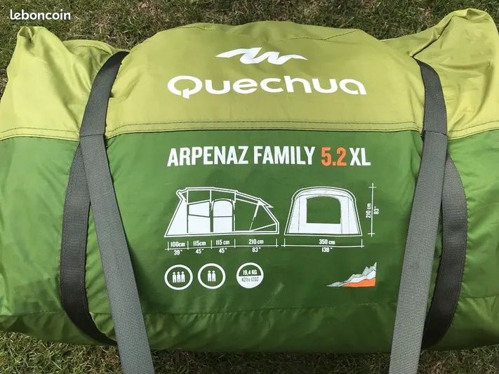 Namiot 5os. Quechua Arpenaz Famili 5.2 XLFamily 5.2 XL