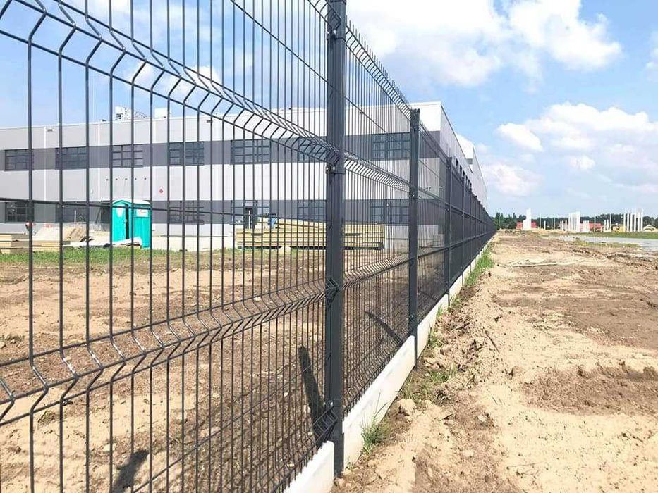 Panel 3D Ogrodzenie Panelowe  Fi4 Ocynk + RAL Brama Furtka