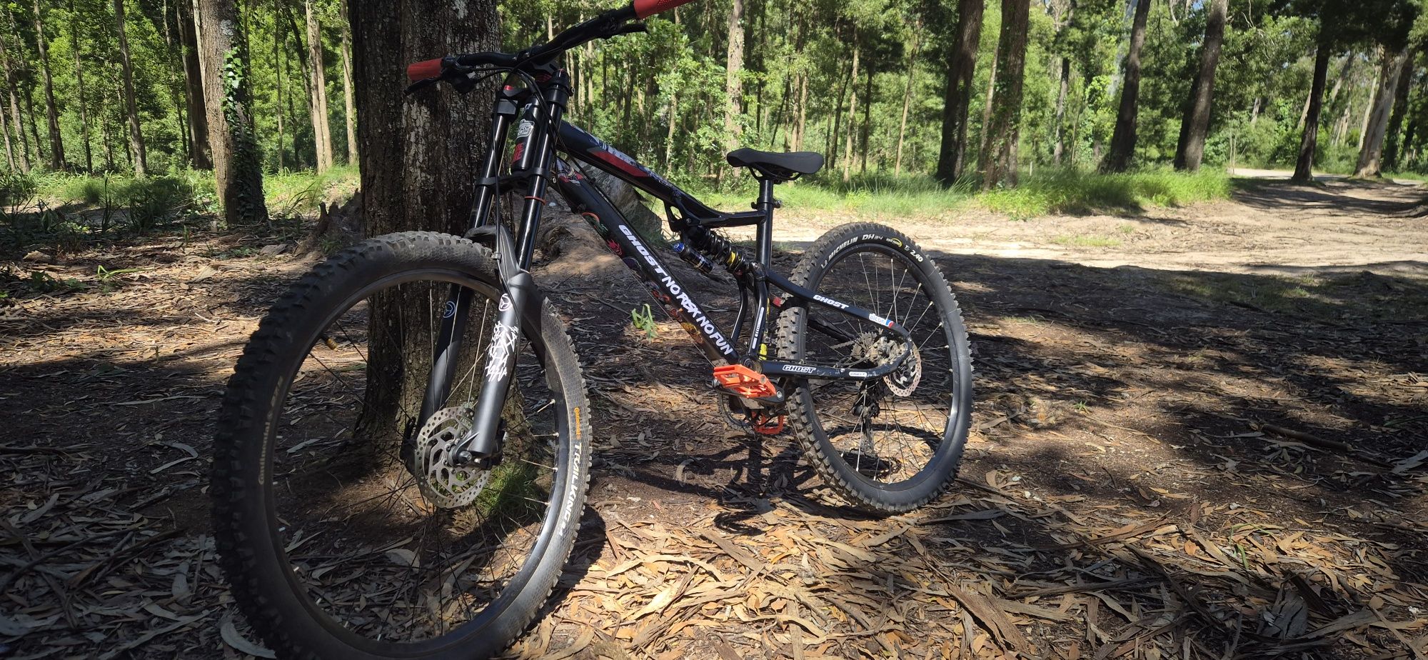 Bicicleta estilo downhill