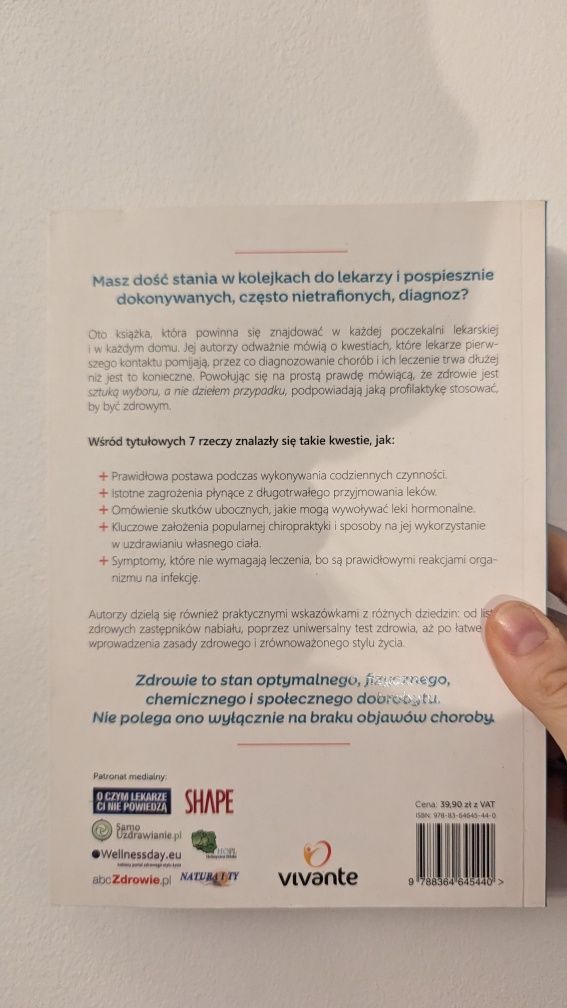 7 rzeczy o których nie powiedzą ci lekarze - dr Warren Sipser