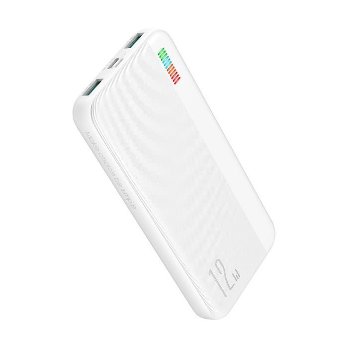 Joyroom powerbank 10000mAh Dazzling Series 12W biały (JR-T016)