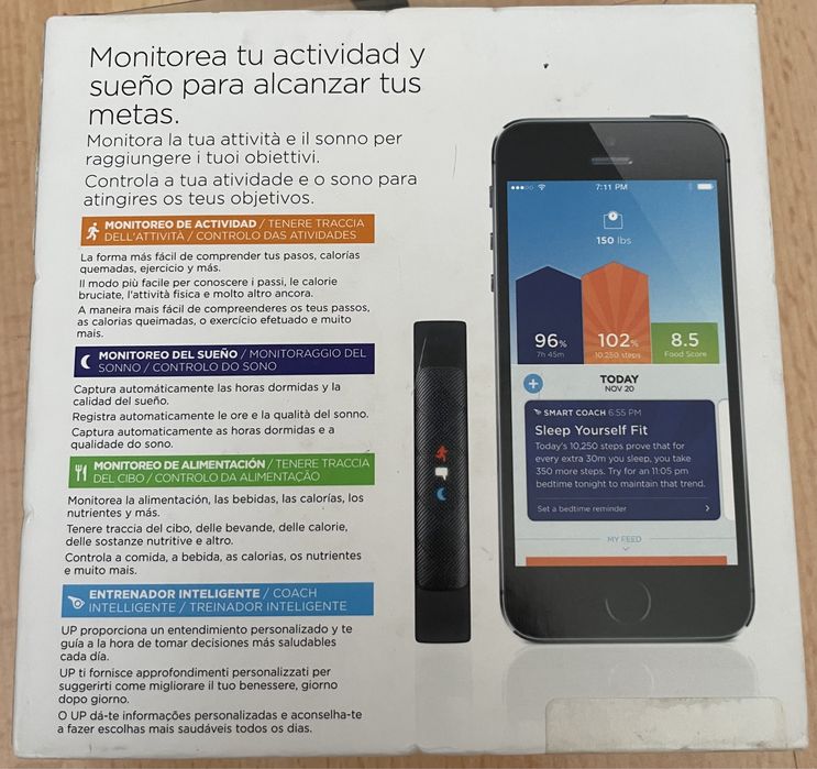 Pulseira monitor actividade Jawbone UP2