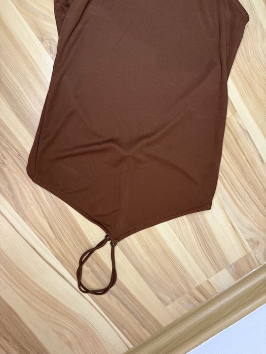 Body damskie Zara brązowe czekoladowe S