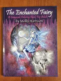 Kolorowanka grayscale The Enchanted Fairy