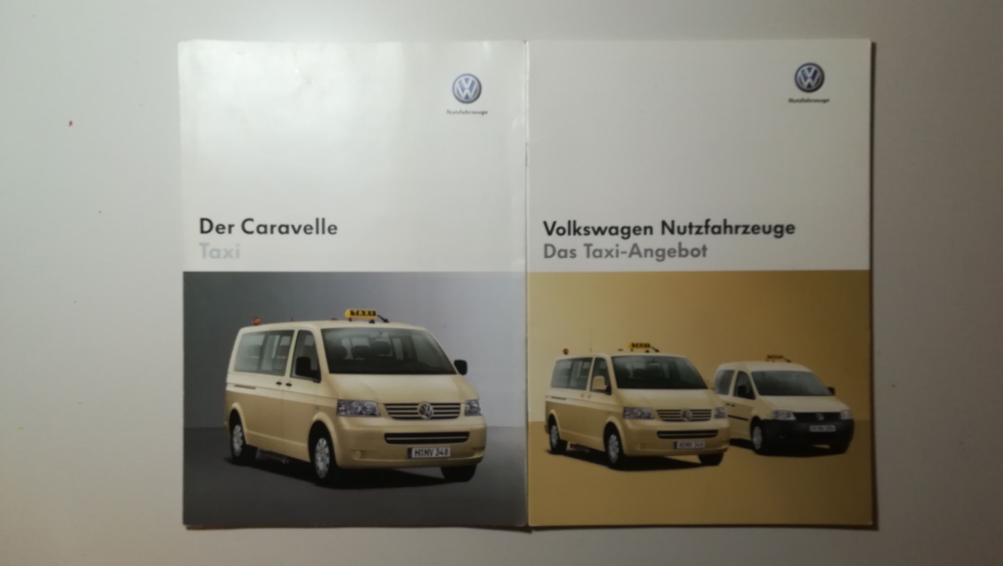 VW Volkswagen Caravelle T5 Caddy TAXI Prospekty