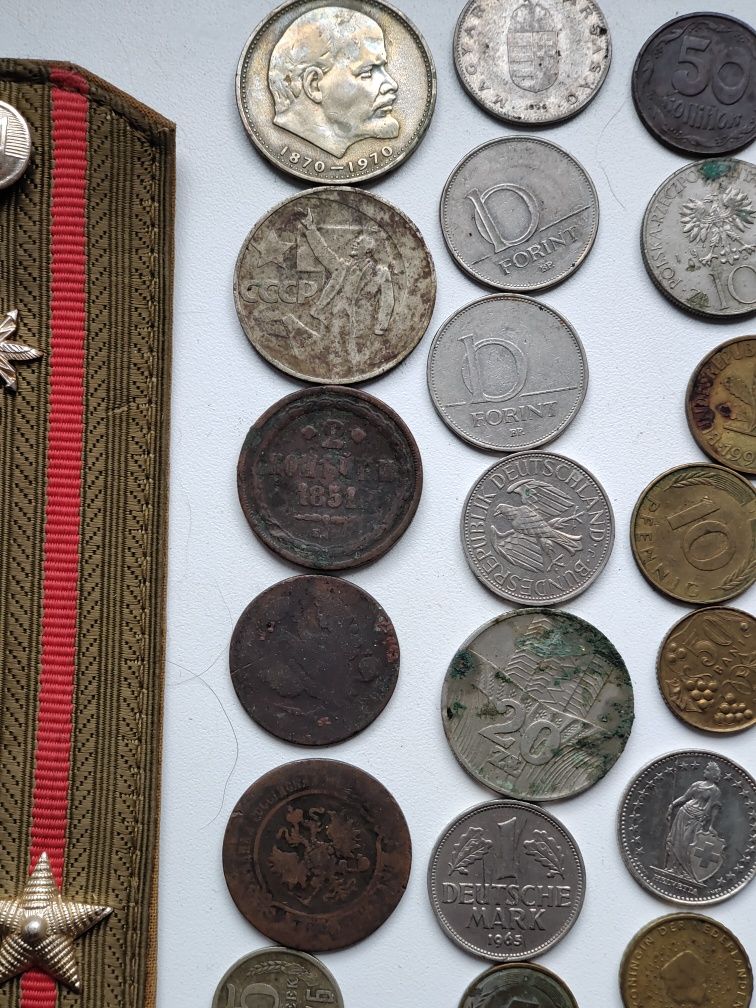 Монеты старинные СССР разные Европа Америка