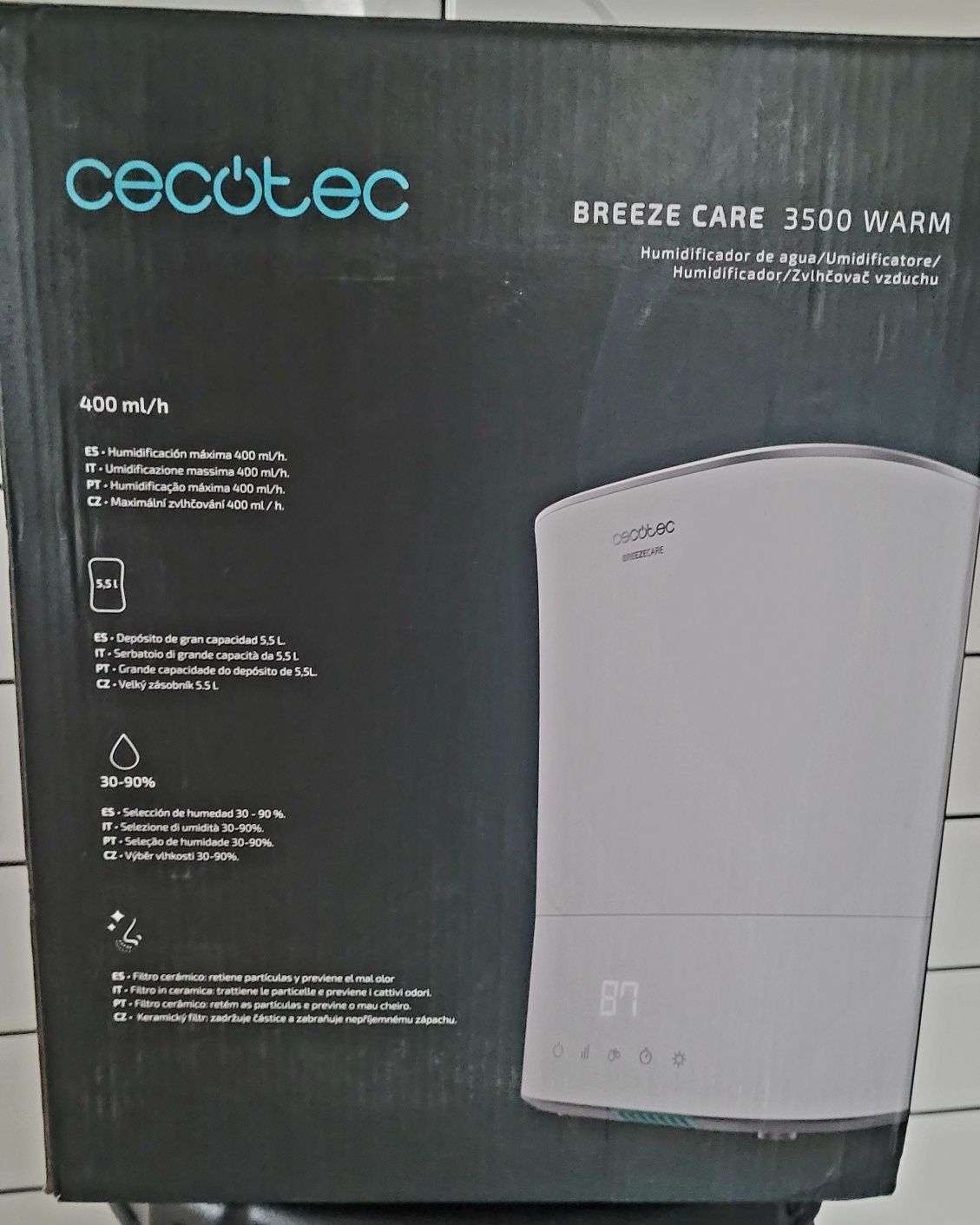 Nawilżacz powietrza Cecotec BreezeCare 3500 Warm