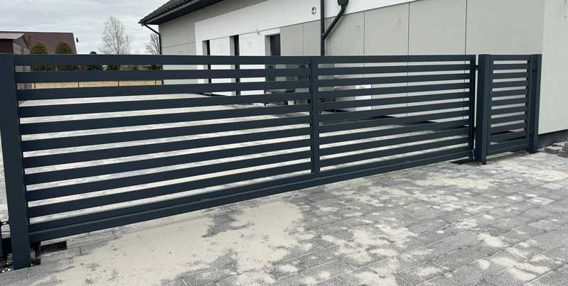 Ogrodzenie palisadowe lamele poziome palisada pozioma PRODUCENT!