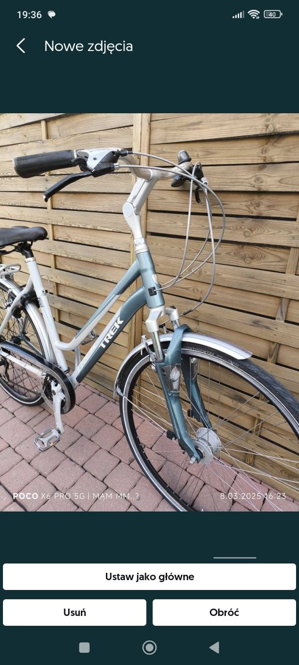408 rower damski trekkingowy trek Navigator t 300 kross