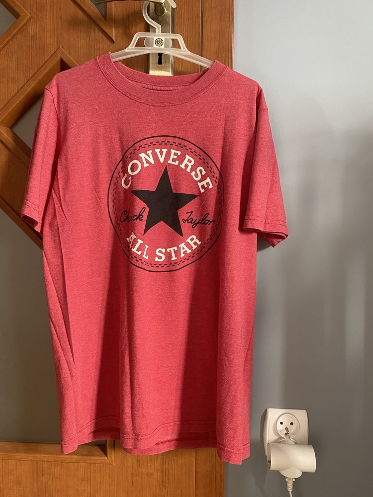 converse bluzka koszulka bluza tshirt czerwony