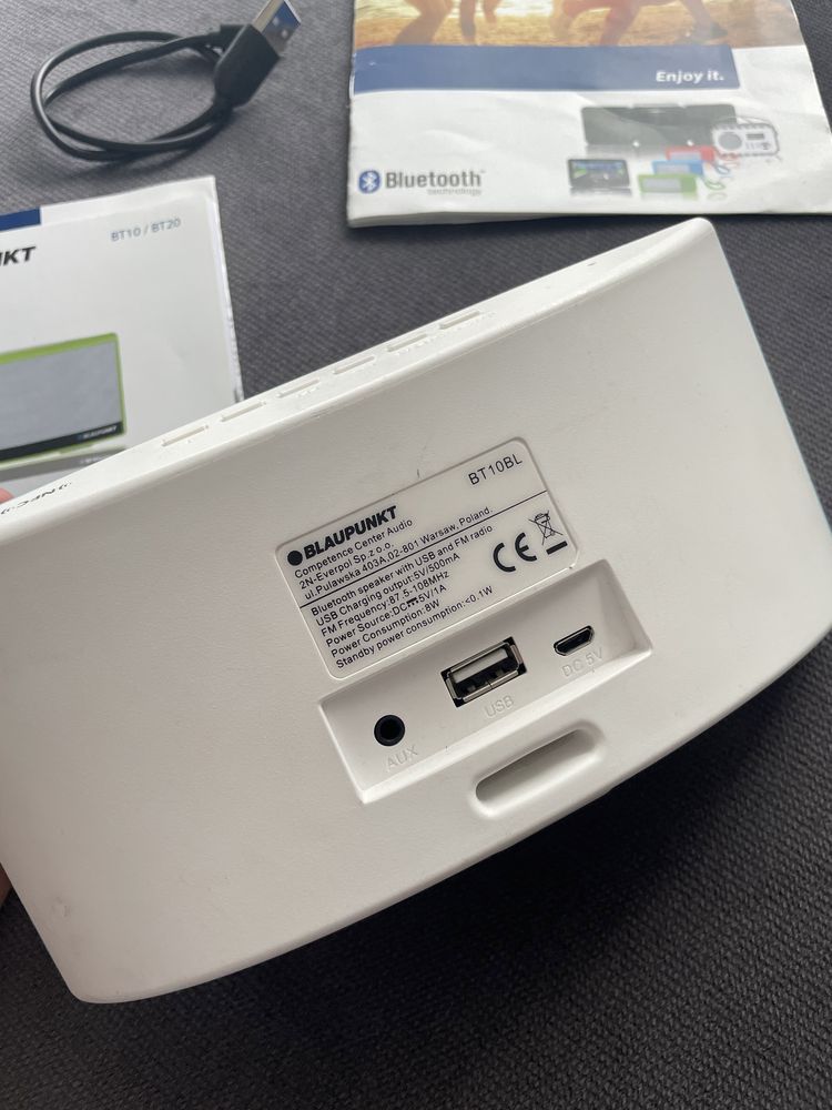 Głośnik Bluetooth Blupunkt BT 10, Radio FM