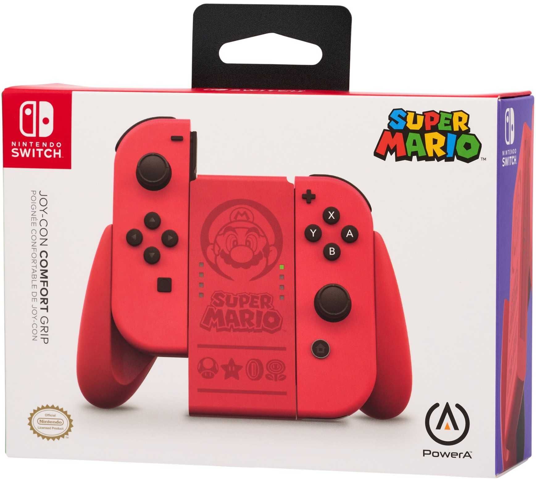 PowerA SWITCH Uchwyt do JOY-CON Grip Super Mario Red