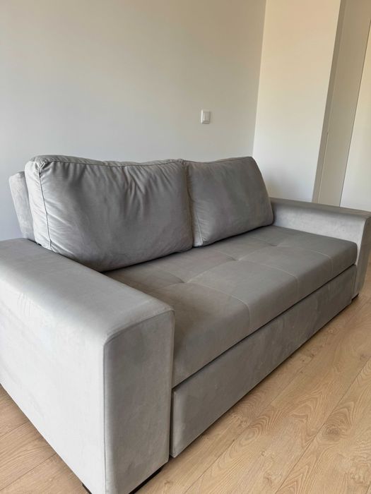 Sofá-Cama Best Sofá c/ Sobrecolchão + Roupa de Cama (novo)