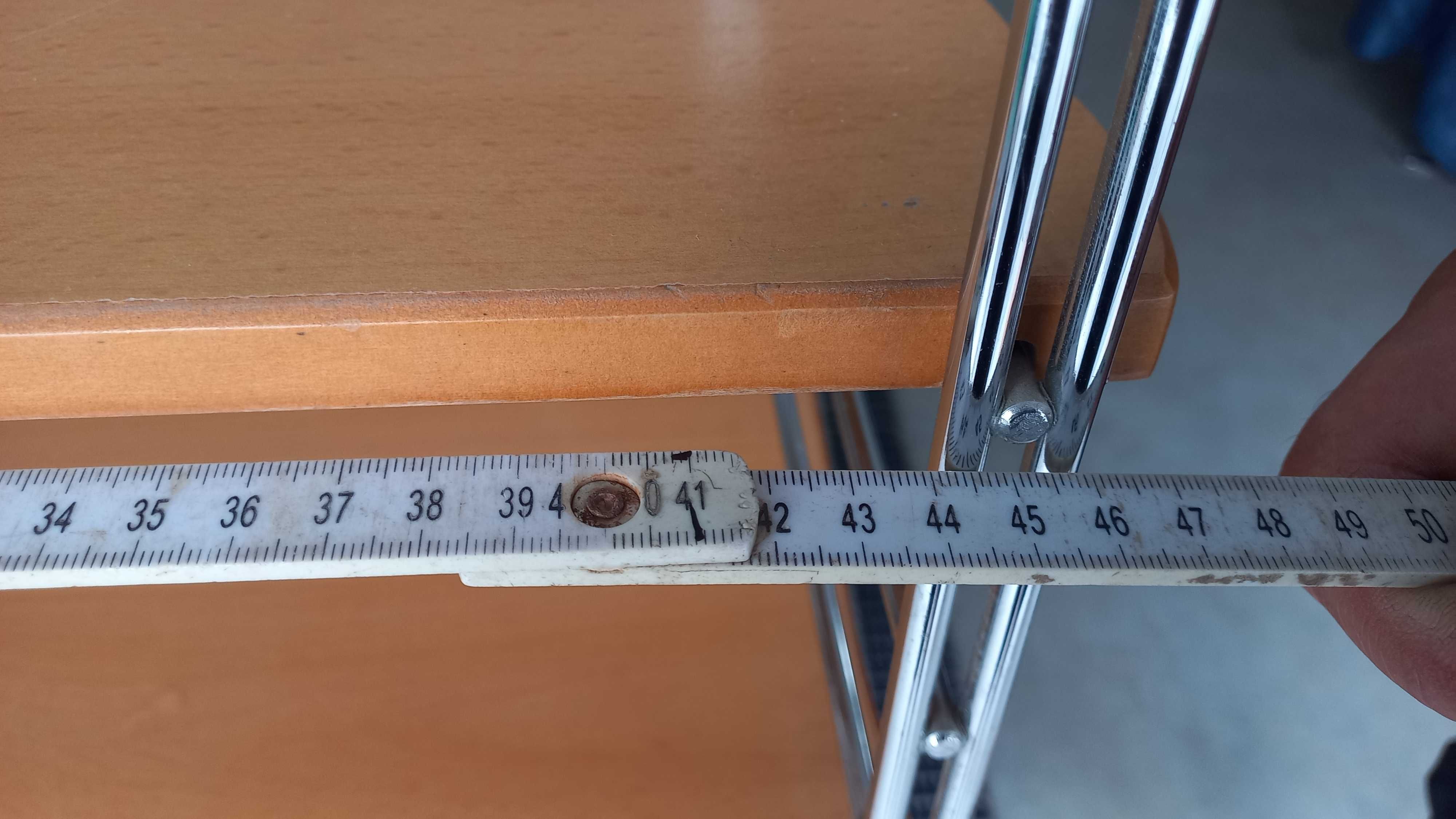 Regał wyciągane półki wysokość 140cm