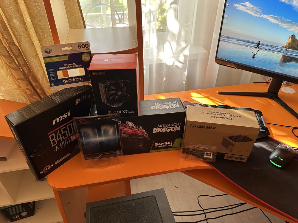 Игровой ПК Ryzen 5 5600 / RX 5700XT / 32 GB Ram / ssd системный блок