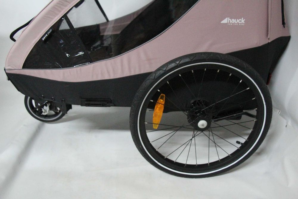 Przyczepka rowerowa dla dzieci Hauck Dryk Duo 2w1 Jogger wózek