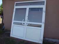 drzwi aluminiowe zewnętrzne  w całości lub na częśći 210/210 cm