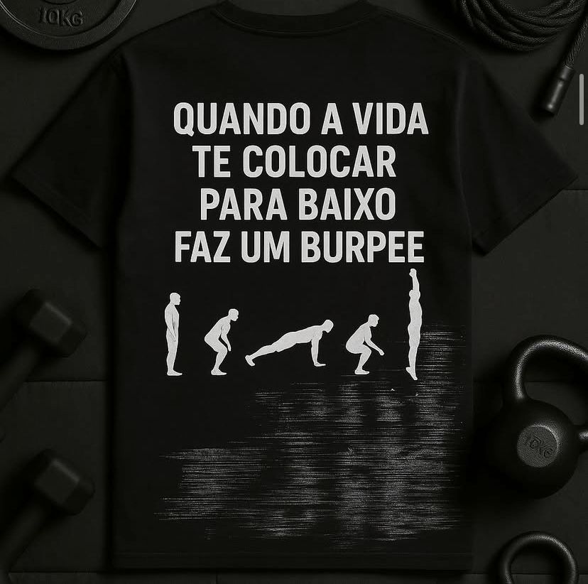 T-shirt ginásio feitas a mao
