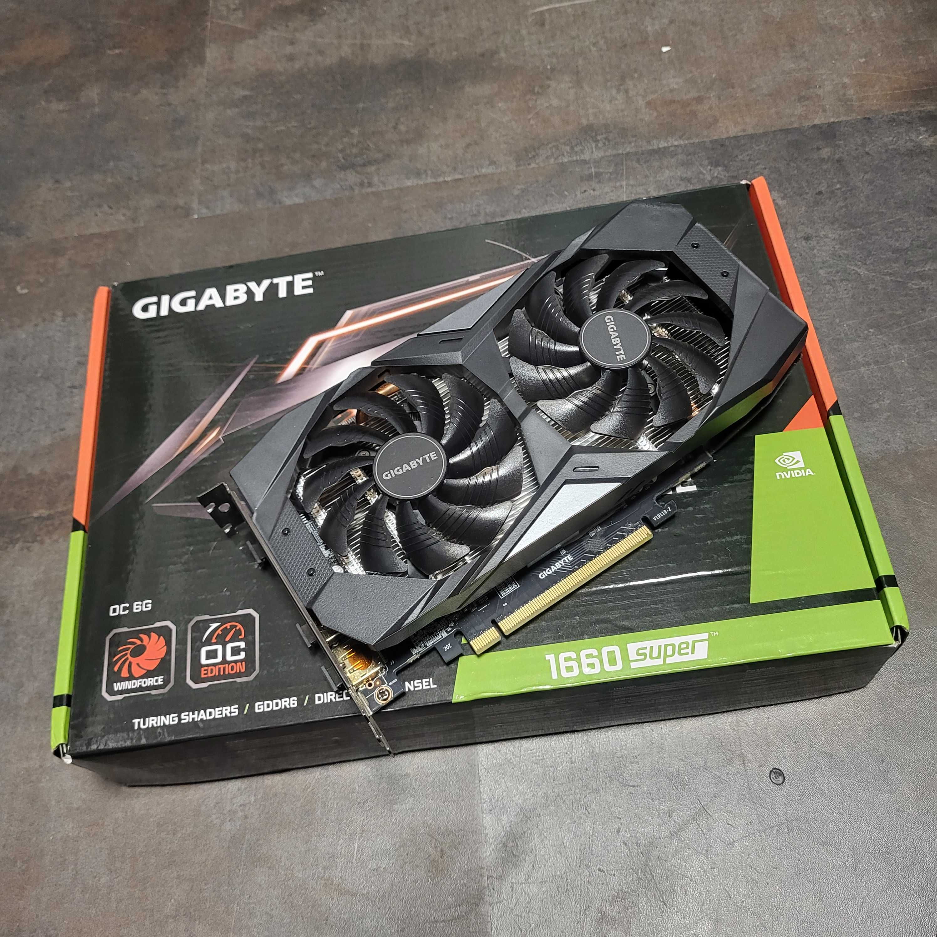 Gigabyte GTX 1660 Super 6GB DDR5 karta w idealnym stanie