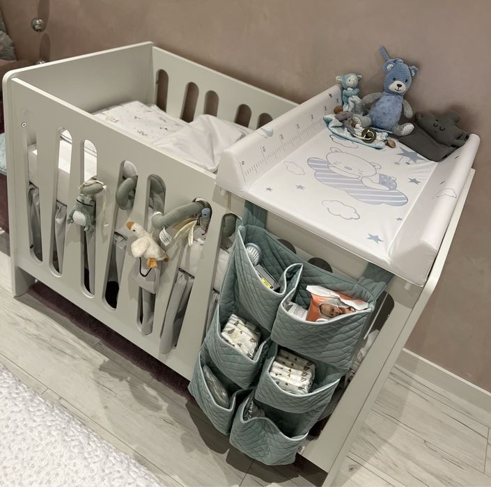 Łóżeczko dziecięce Moon białe