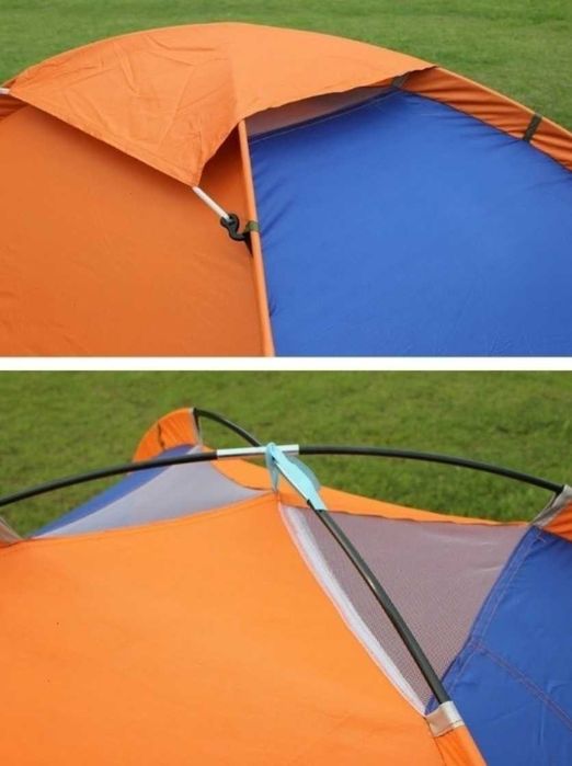 . NAMIOT 3 OSOBOWY z moskitierą wędkarski turystyczny 2x1,5m pokrowiec