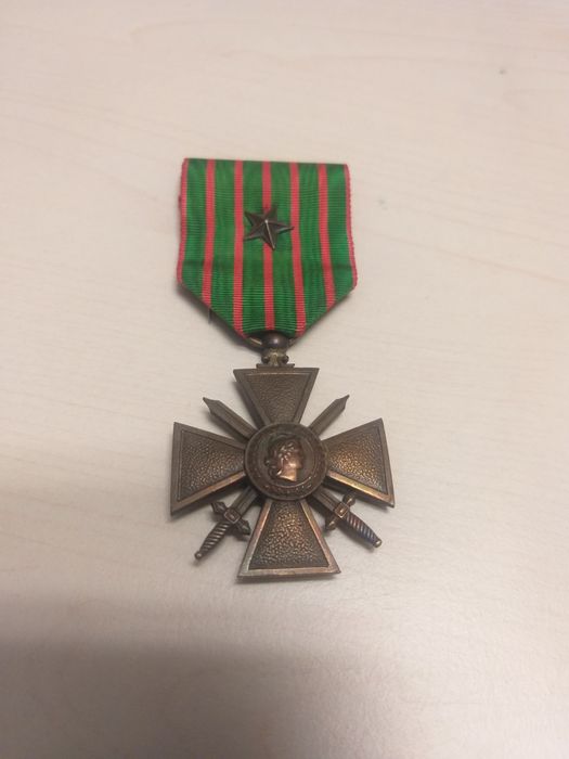 Krzyż Wojenny 1914 - 1917 z gwiazdką Francja