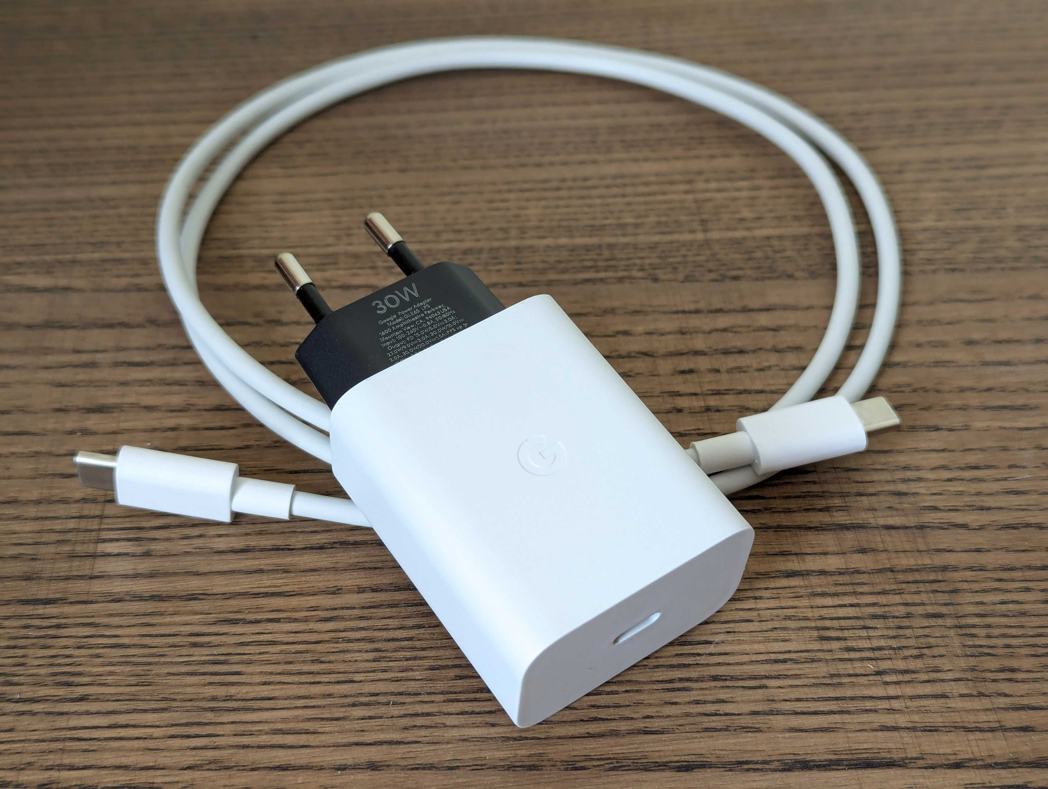 Зарядний блок з кабелем 30w для Google Pixel (Швидке Заряджання)