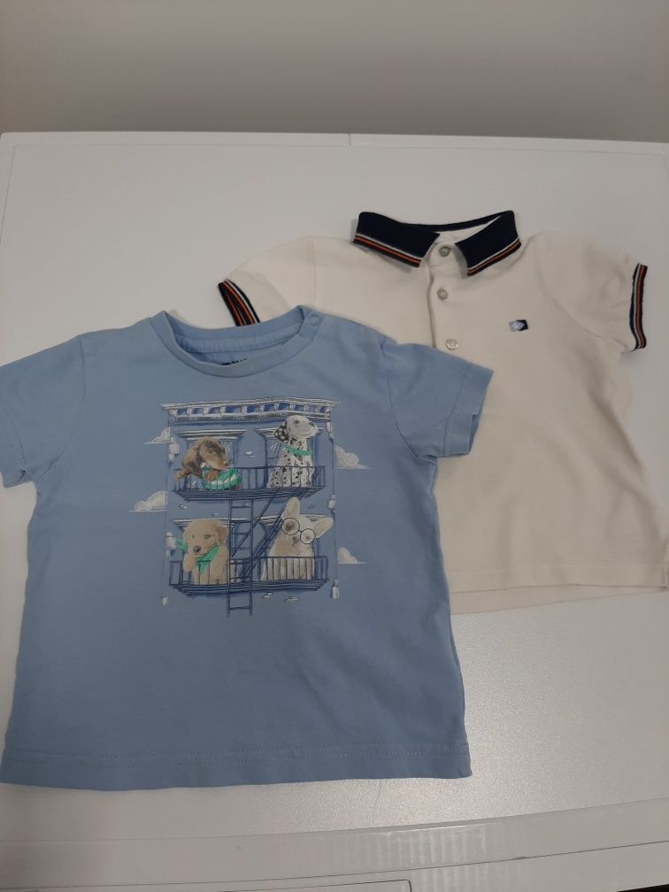 Polo + T-shirt Mayoral menino 12m