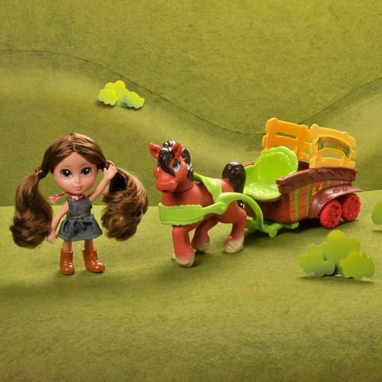 игровой набор ферма кукла с трактором  и лошадкой Lanard