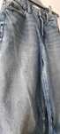 Niebieskie jeansy damskie baggy
