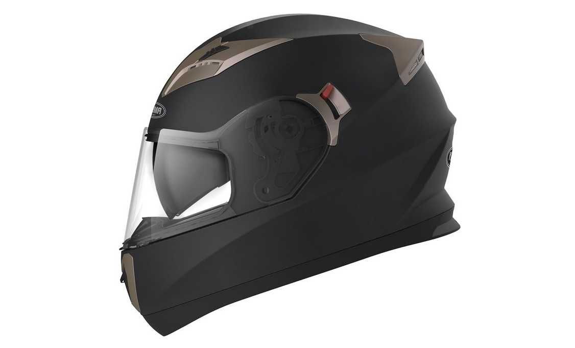 Kask motocyklowy YEMA czarny mat    G-567