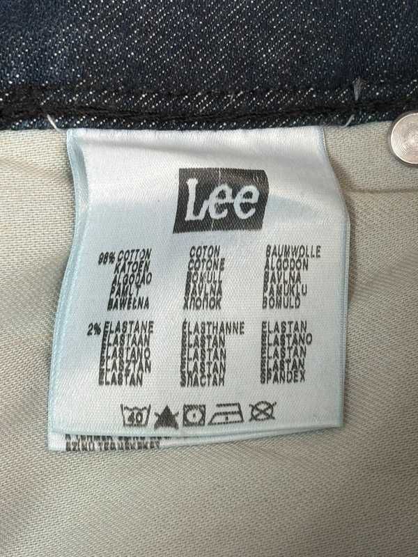 Spodnie damskie jeansowe Lee Amy W24 L31 ciemne klasyczne slim fit