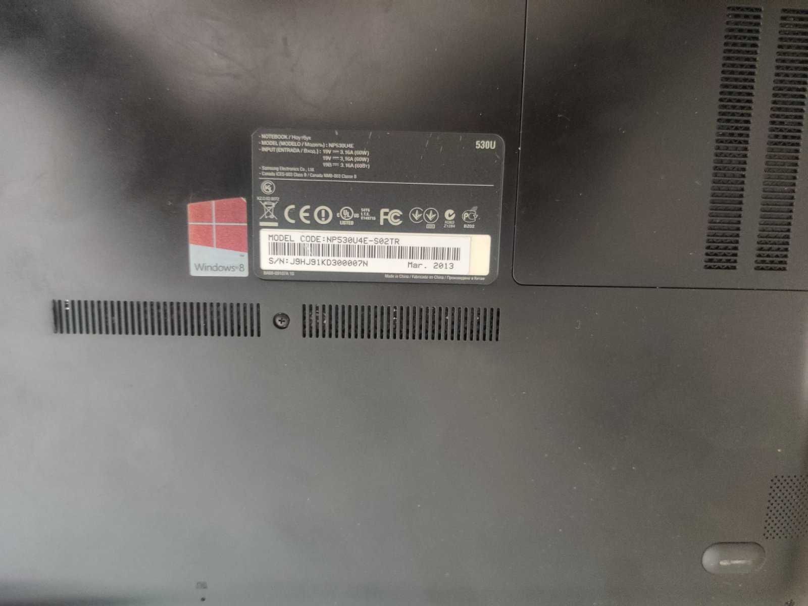 Ultrabook Samsung NP530U4E-S02TR