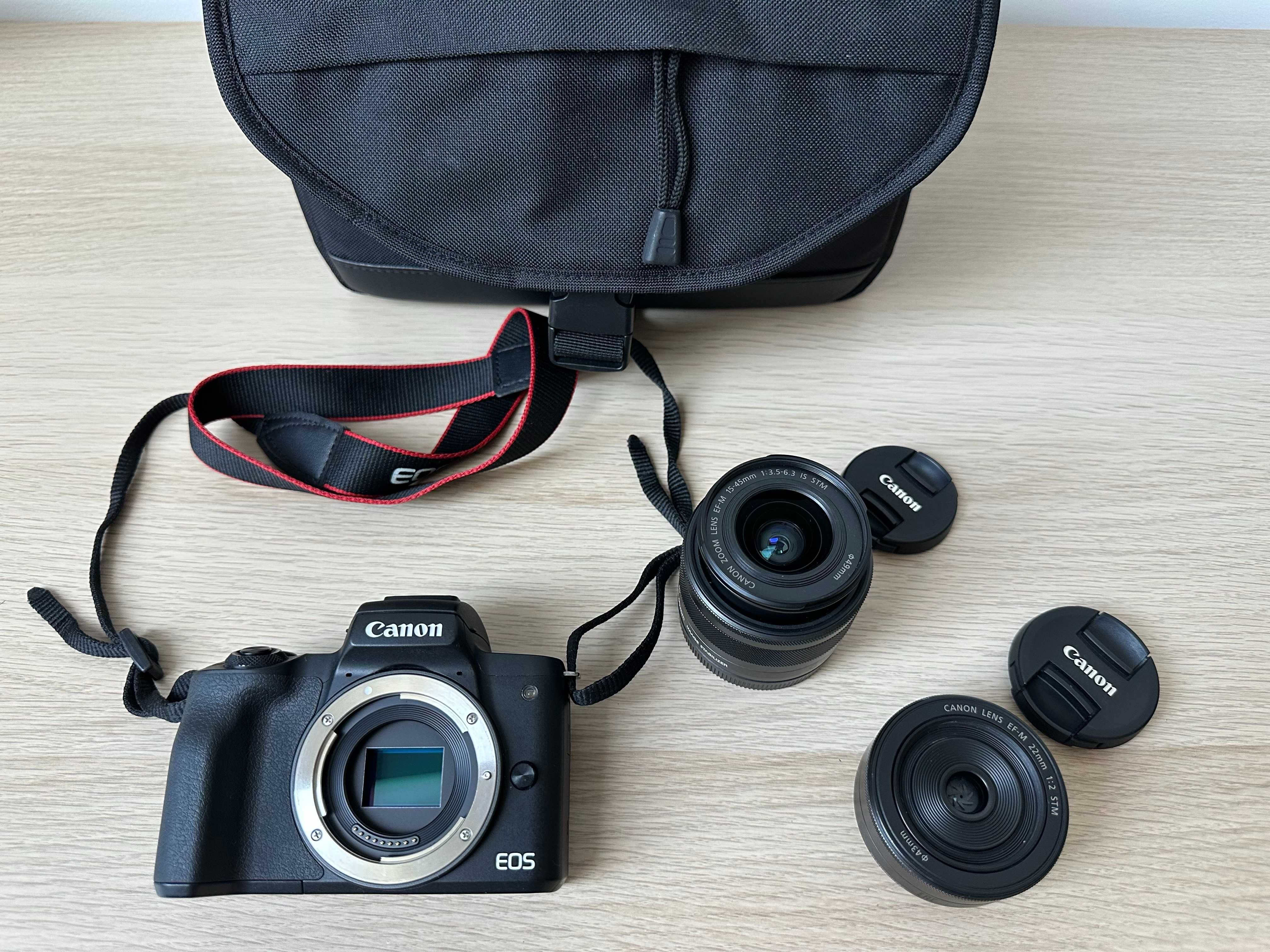 Canon EOS M50 + obiektyw EF-M 22mm f/2 STM