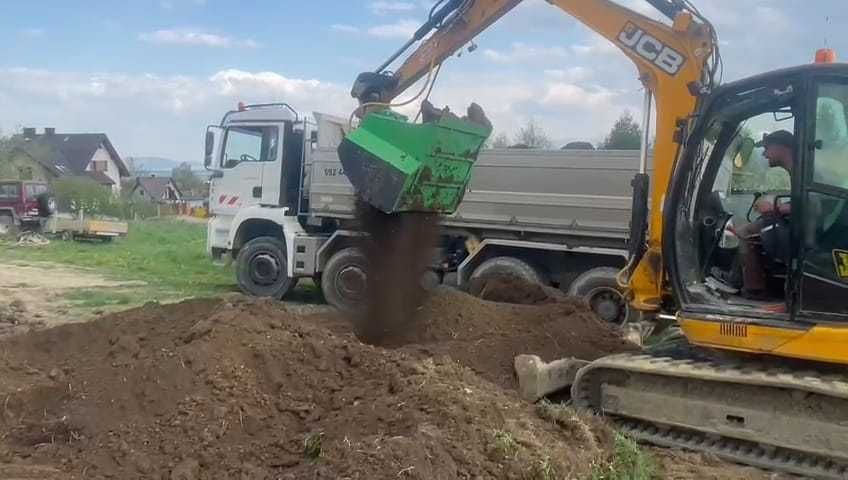 Łyżka przesiewająca sortująca przesiewacz rozdrabniacz ziemi SEM2000