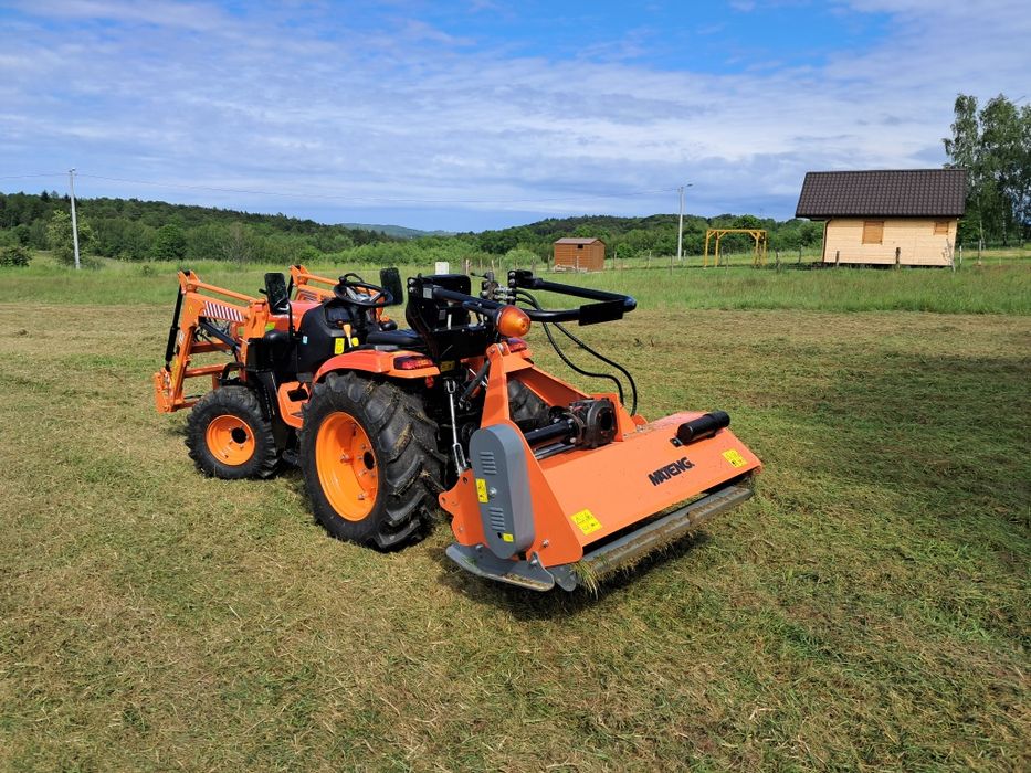 Koszenie nieużytków, łąk, wysokich zarośli kosiarką bijakową