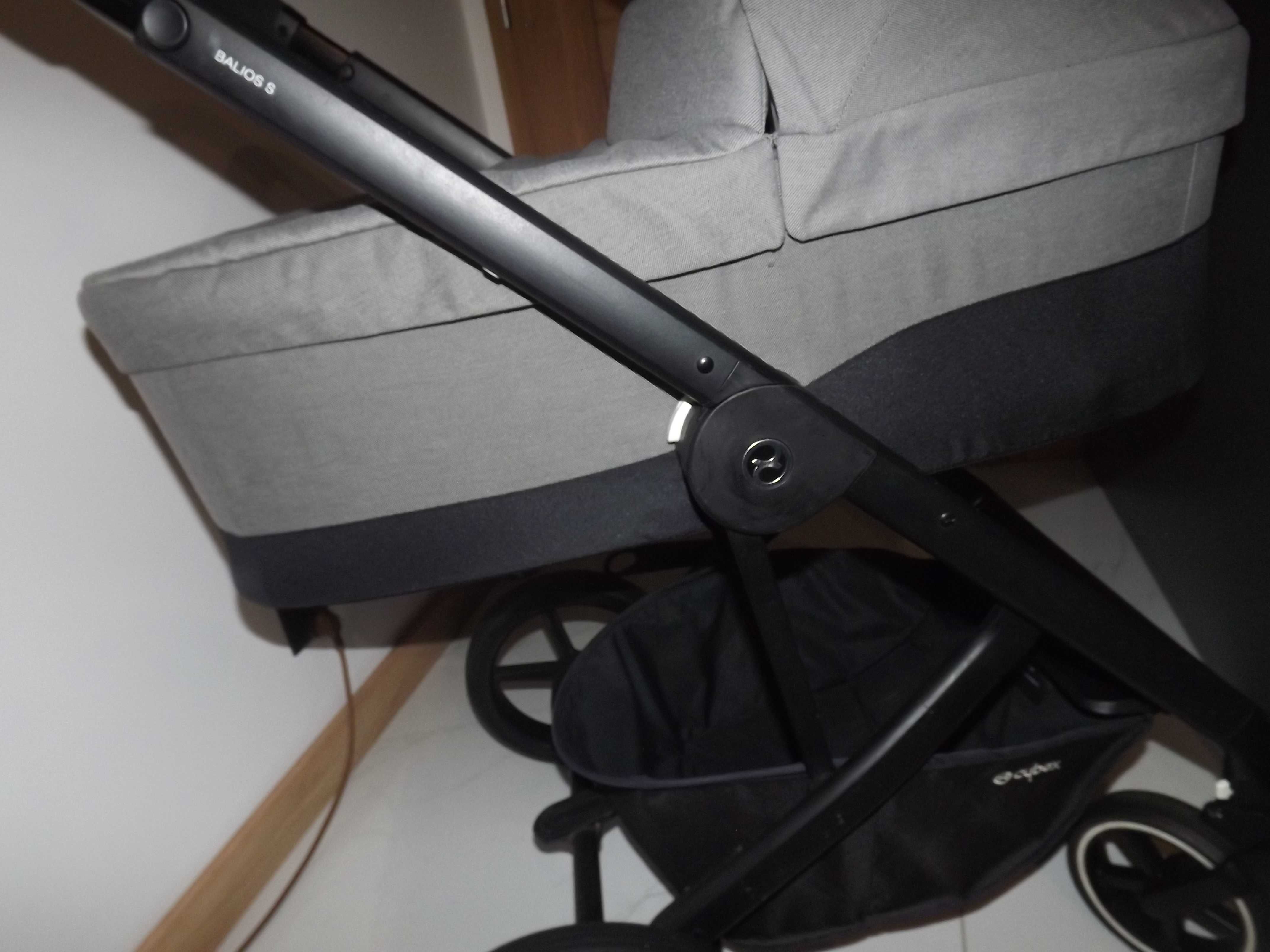 Cybex Balios s Lux Soho Grey+Baza Cybex M fotelik