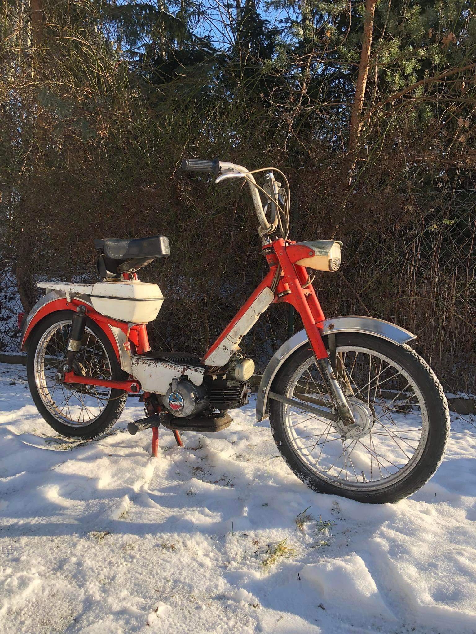 Benelli 50 Gentleman 1971 moped skuter motorower zabytek dokumenty