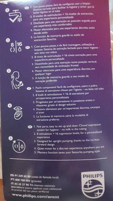 Bomba tira leite elétrica individual