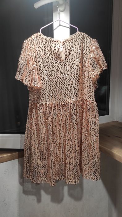 Святкова золота сукня на дівчинку Pepco 7-8 років