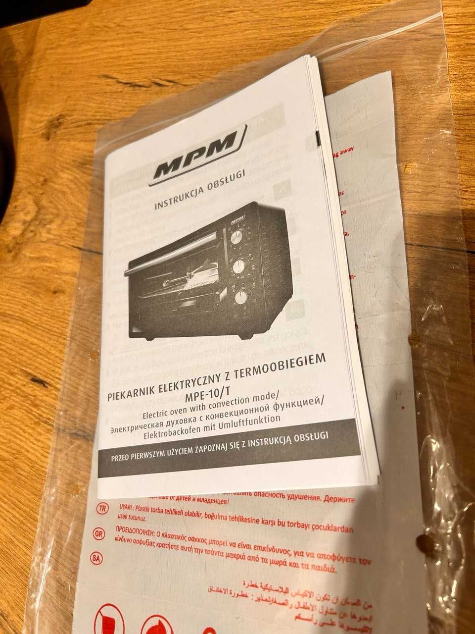 Nowy piekarnik elektryczny MPM MPE-10/T