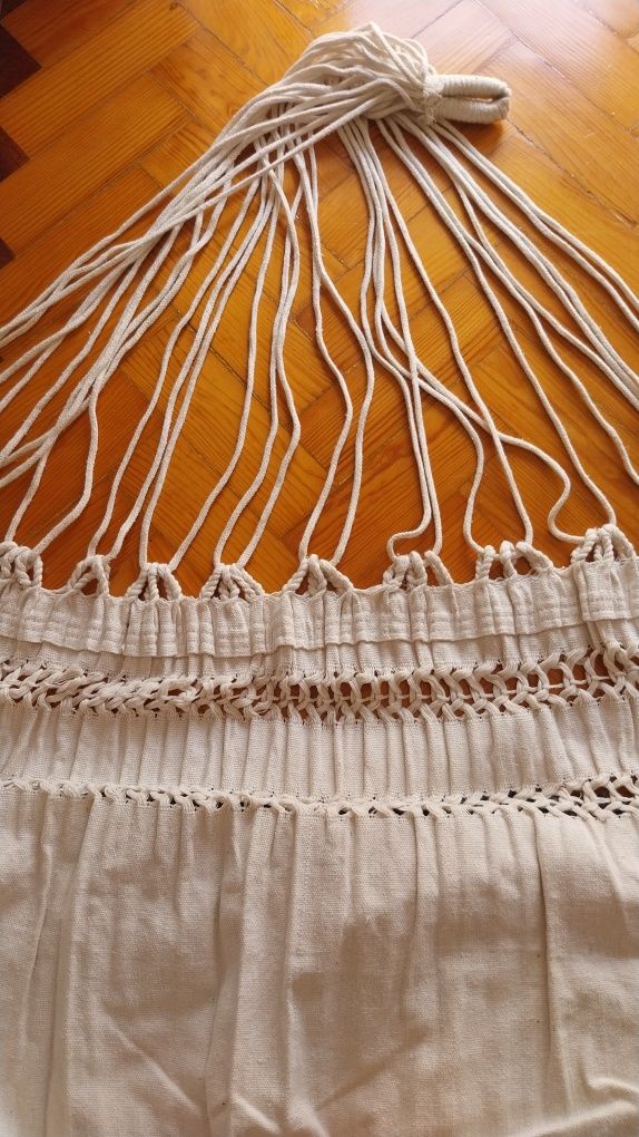Cama de rede branco doble