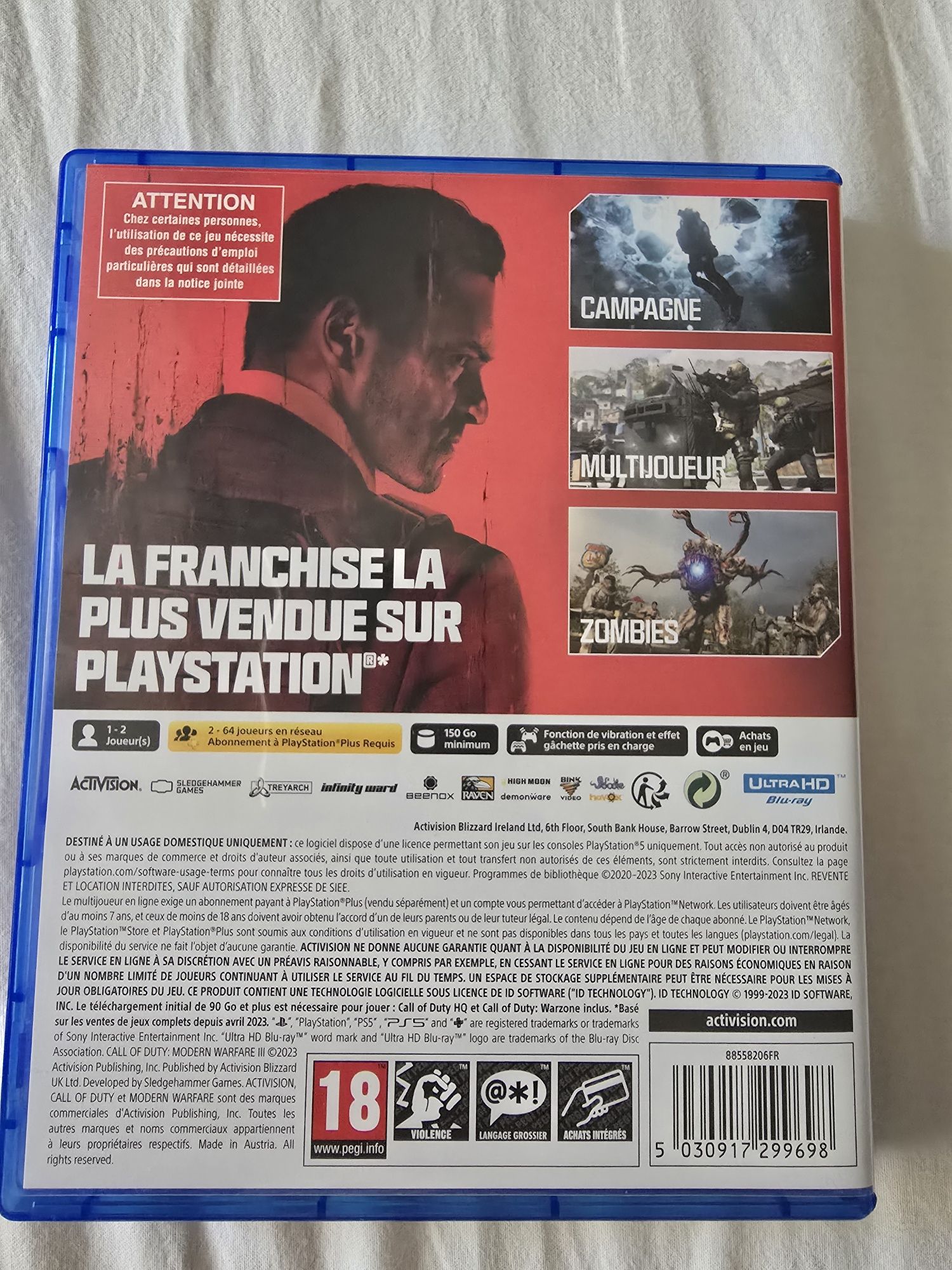 Playstation 5 call of duty modern warfare 3