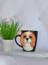 Чашка с собакой спаниэль