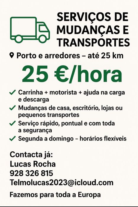 Transporte mudancas LR