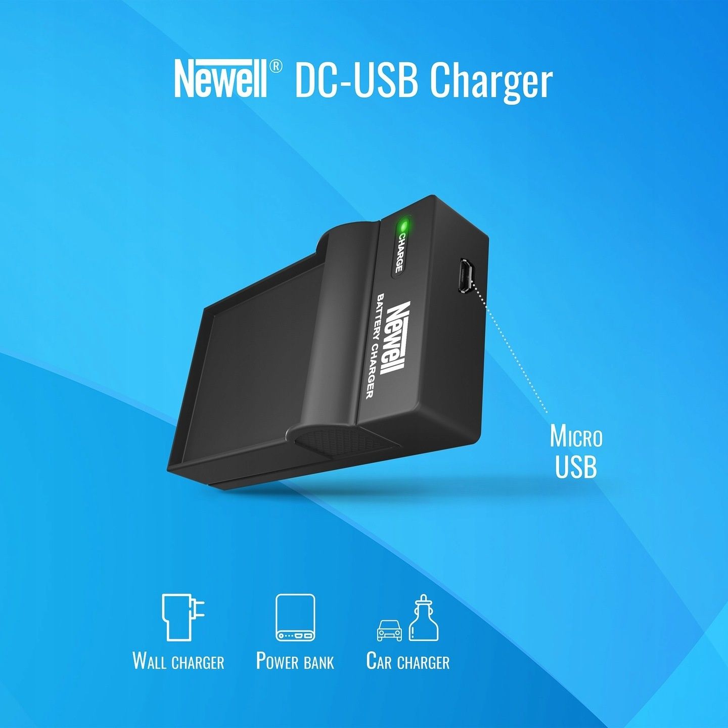 Зарядний прист. Newell DL-USB-C для NP-F550/NP-F750/NP-F970. Гар40міс